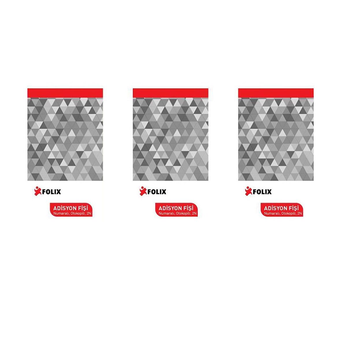 Folix Adisyon Fişi 2 Nüsha Otokopili 50 Yaprak 3'LÜ