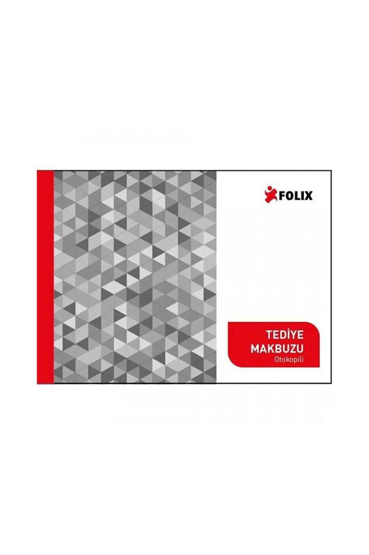 Folix Tediye Makbuzu 14 x 20 cm 2-50 2 Nüsha Otokopili 3'LÜ