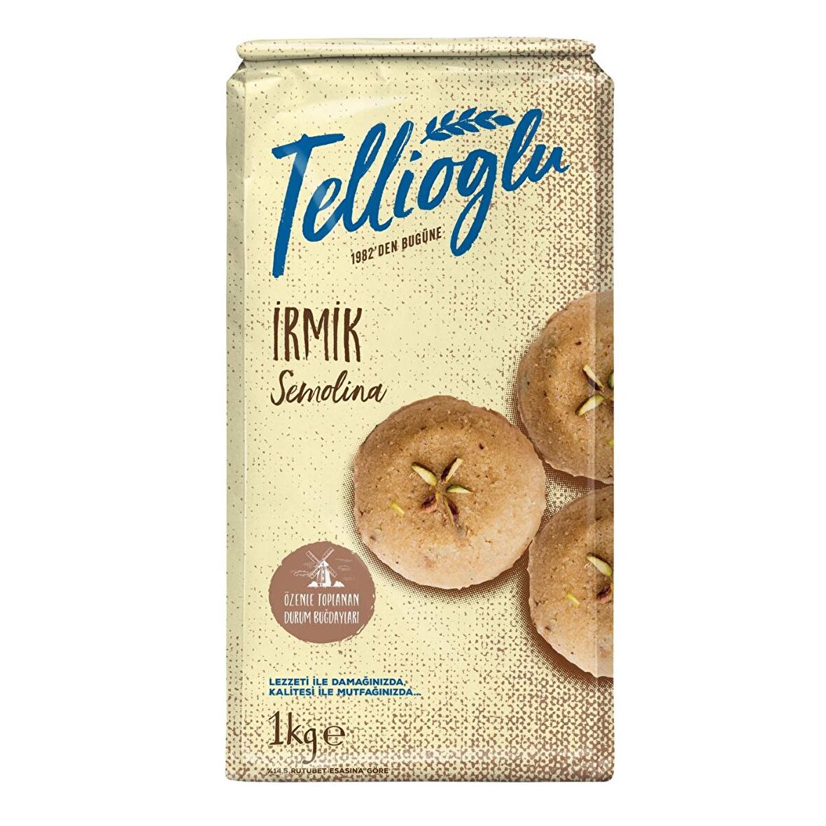 Tellioğlu İrmik Semolina Durum Buğdayı İrmiği 1000 g e