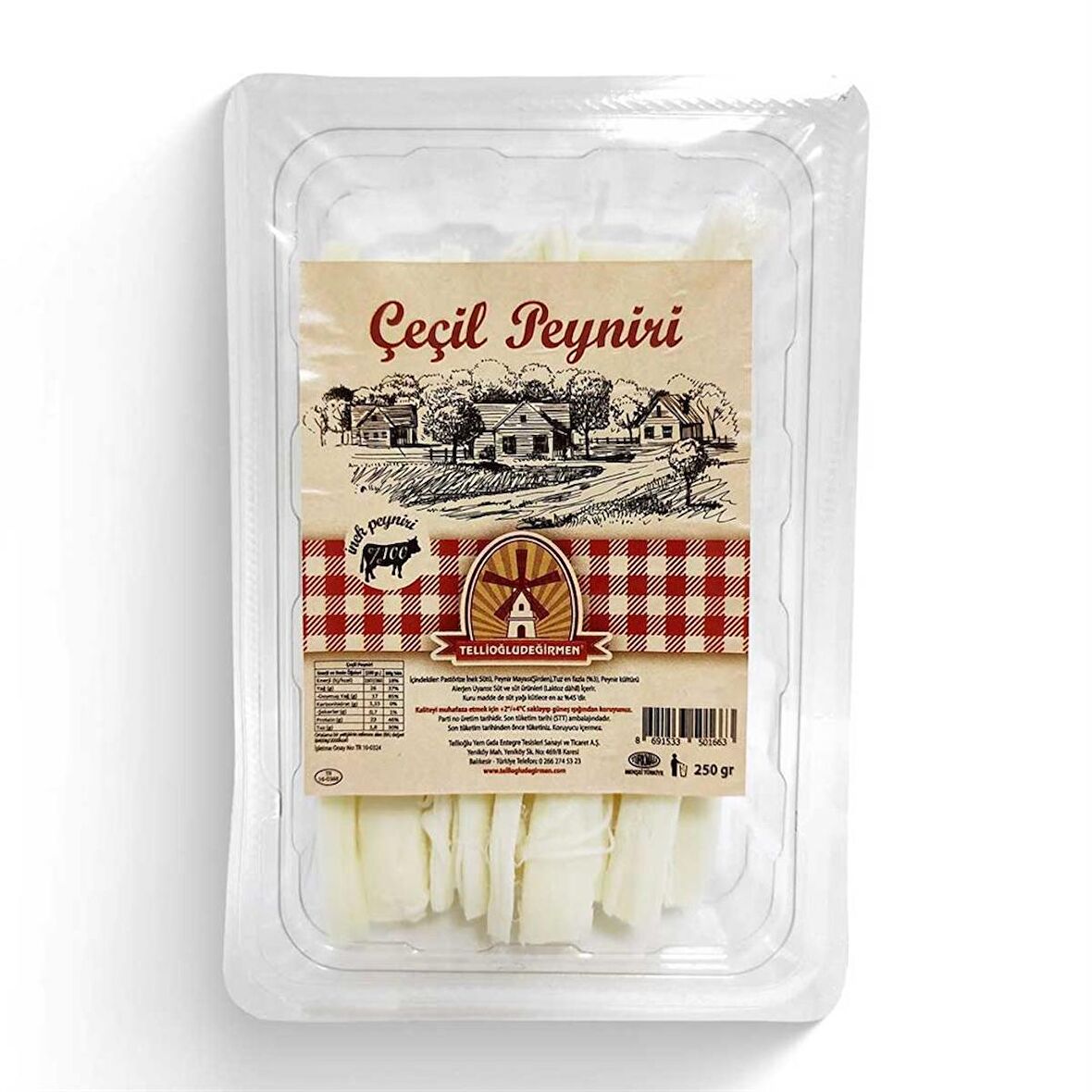 Çeçil Peyniri 250 Gr