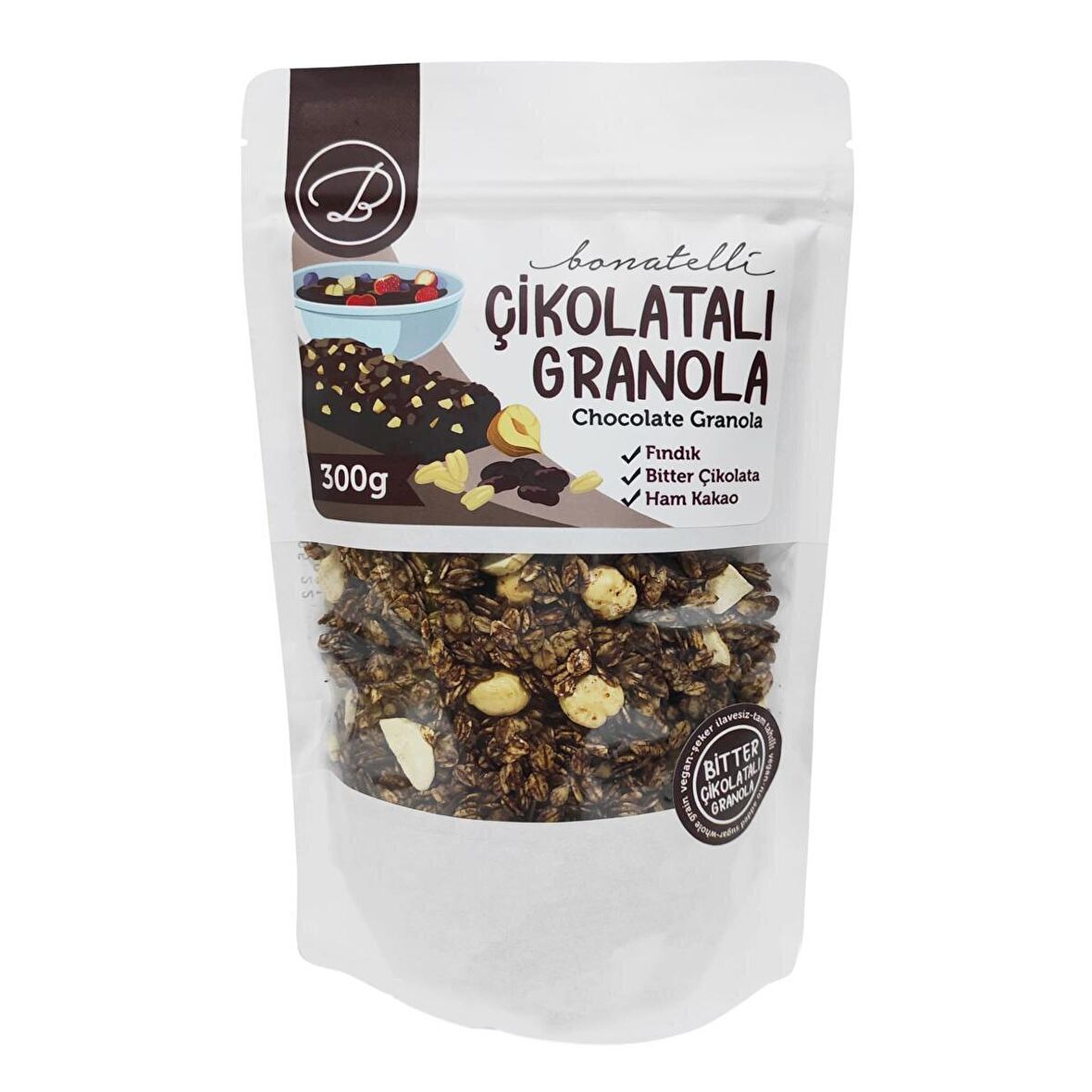 BONATELLİ ÇİKOLATALI GRANOLA 300 GR