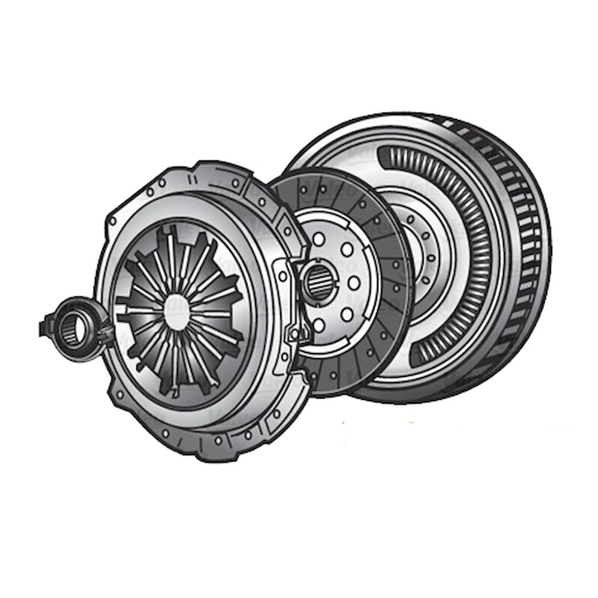 Vag Debriyaj Seti Volanlı Passat (96>05) A4 (94>00) A6 (97>01) A8 (94>02) 1,8 T 2,0 Fsi - Valeo 837048