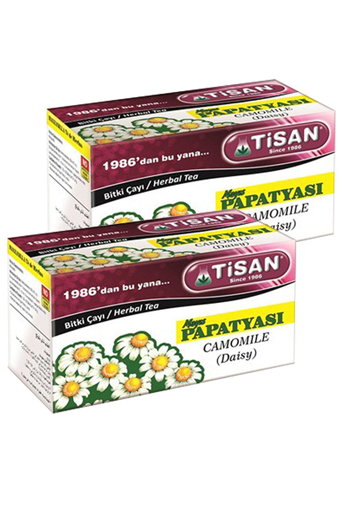 2 Kutu Papatya Çayı Sallama Mayıs Papatyası Bitki Çayı 20 Süzen Poşet X 2 Çay Papatya Çay