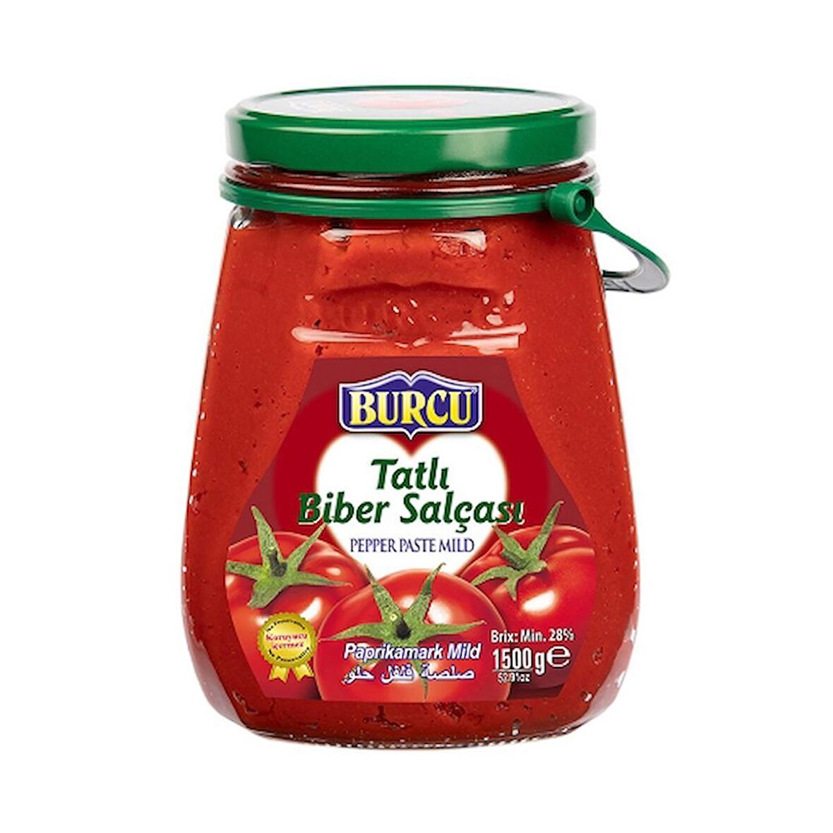 Burcu Ev Tipi Tatlı Biber Salçası 1500 Gr.