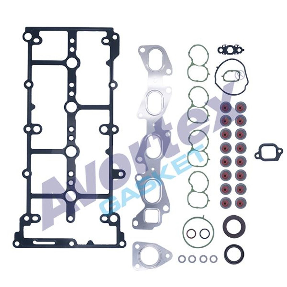 Fiat Motor Ust Takım Conta (skc Harıc-Viton Keceli-Subap Lastıklı) Fiat 500l Bravo II Doblo Punto İdea LI - Avortex 384