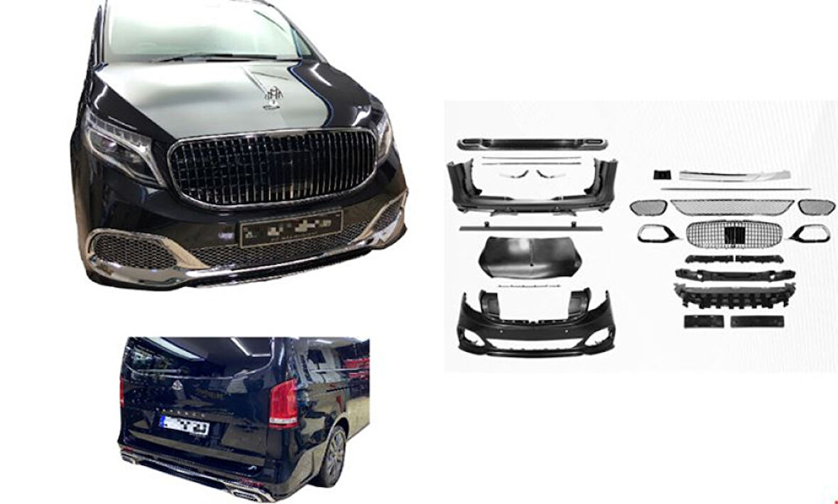 Mercedes Maybach Body Kit Kaput Dahıl W447 14> Vito Yeni 21> - Vortex V2205591