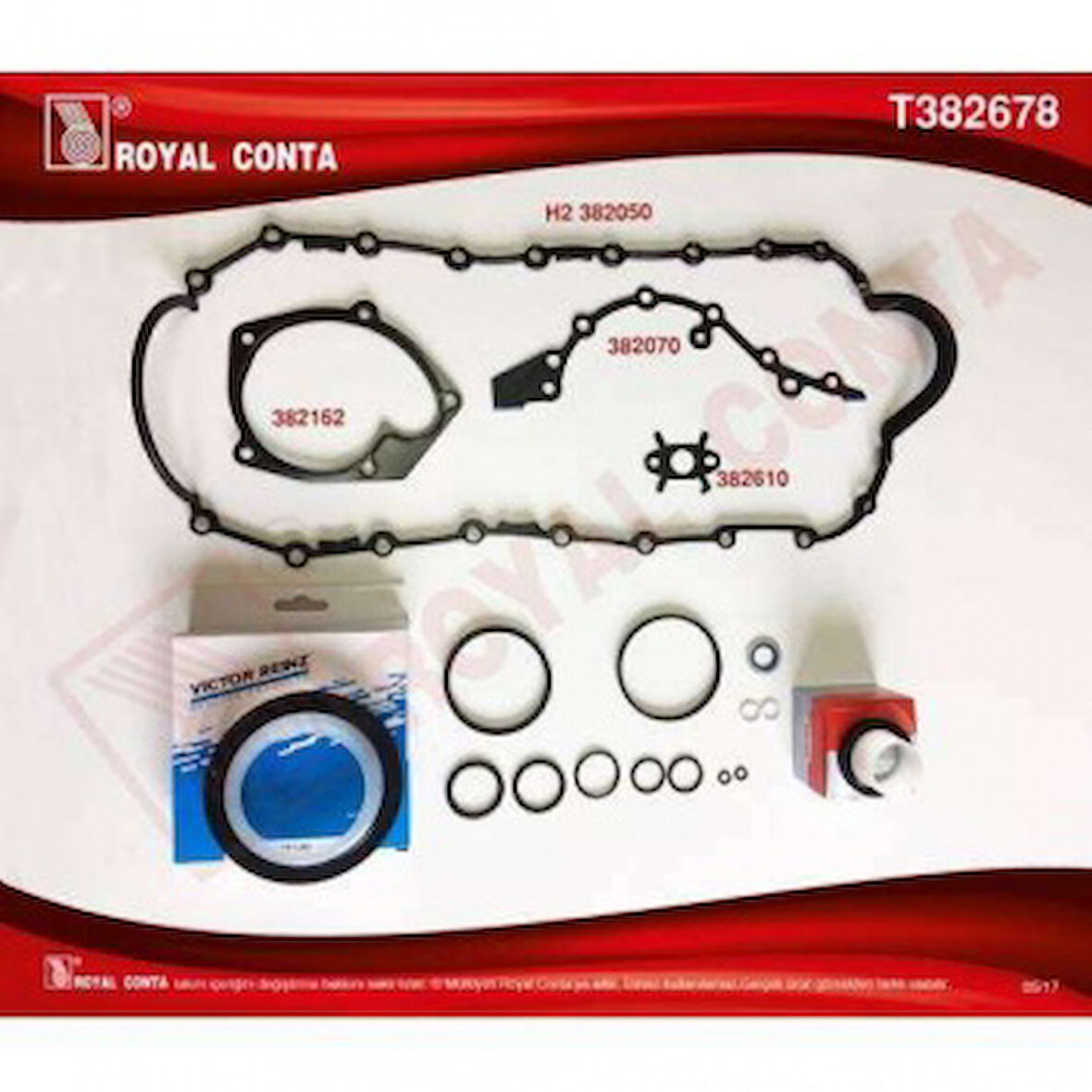 Renault Alt Takım Contası Reinz Keceli Clio Megane Kangoo 1,5dci (k9k) - Royal T382678