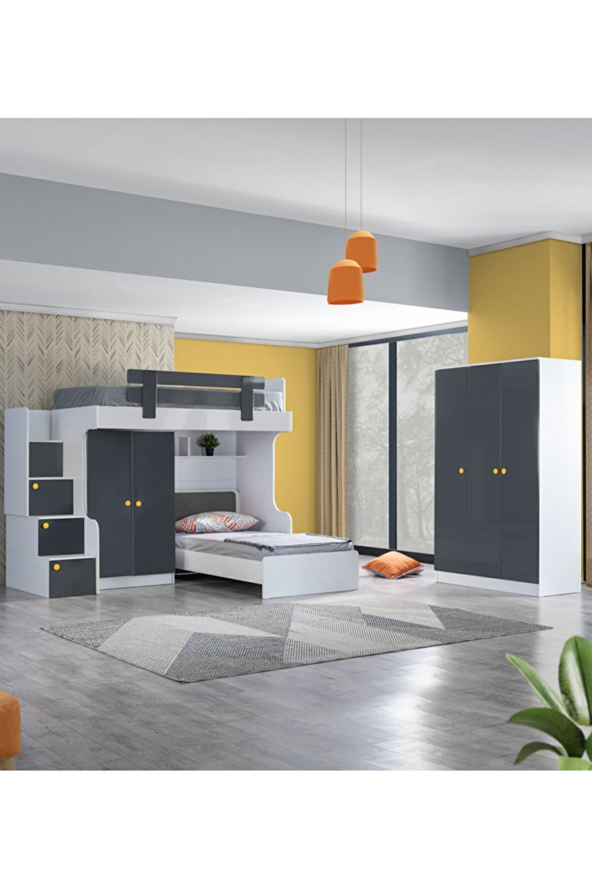 Ranza, Metris Ranza Karyola Dolap 3 Kapaklı Dolap