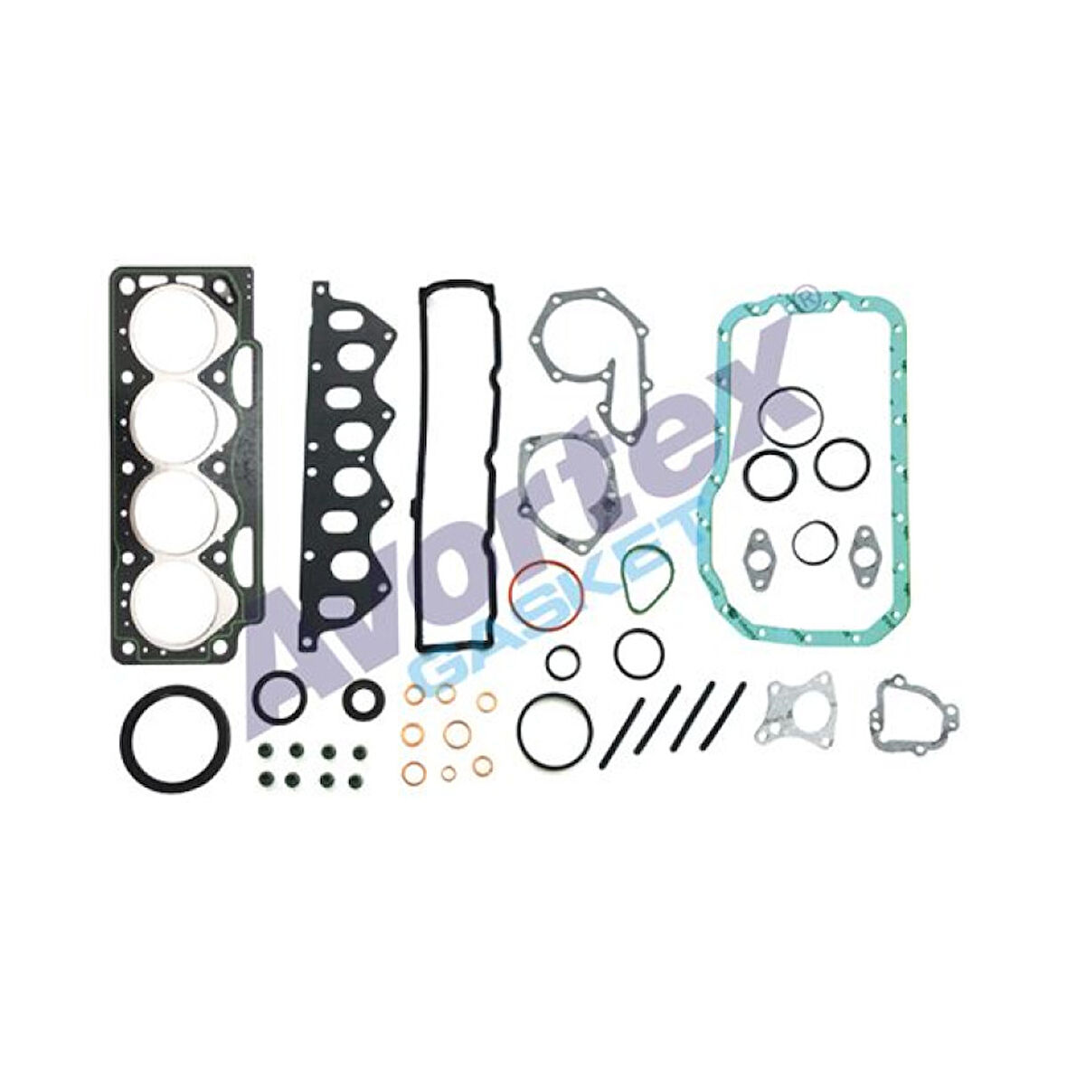 Renault Motor Full Takım Conta Skcli (3d) Viton Keceli Subap Lastıklı R19d Express Clio Kangoo Megane 1,9 (f - Avortex 503