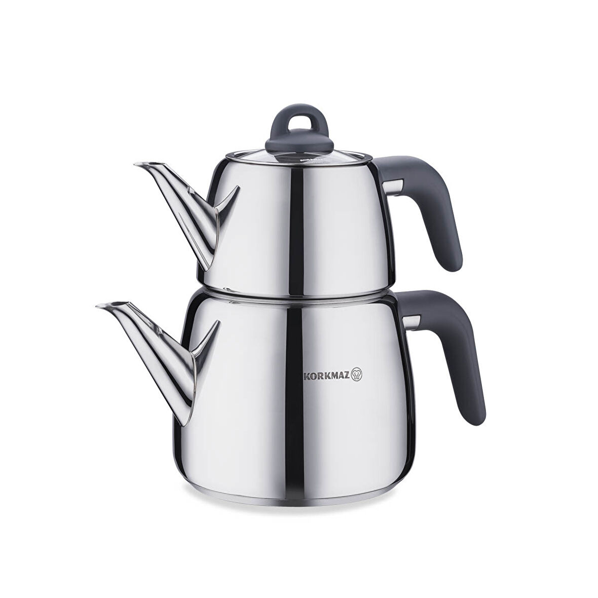 Korkmaz Bella Füme Çaydanlık Takımı A045-03