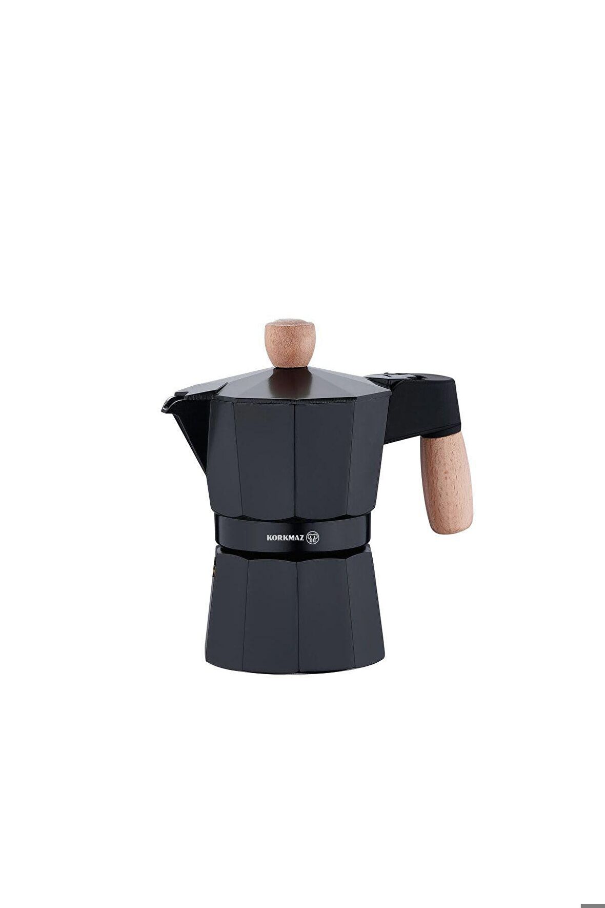 Etna 3 Fincan Siyah Moka Pot 150 Ml