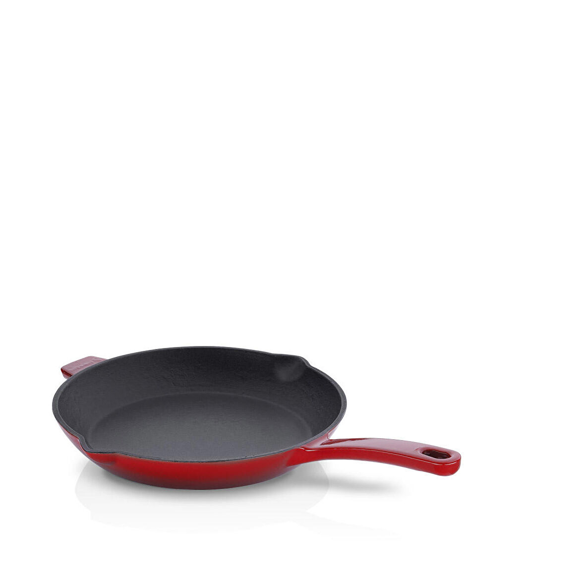 Korkmaz Casta Yuvarlak Grill Döküm Tava Kırmızı 20 cm