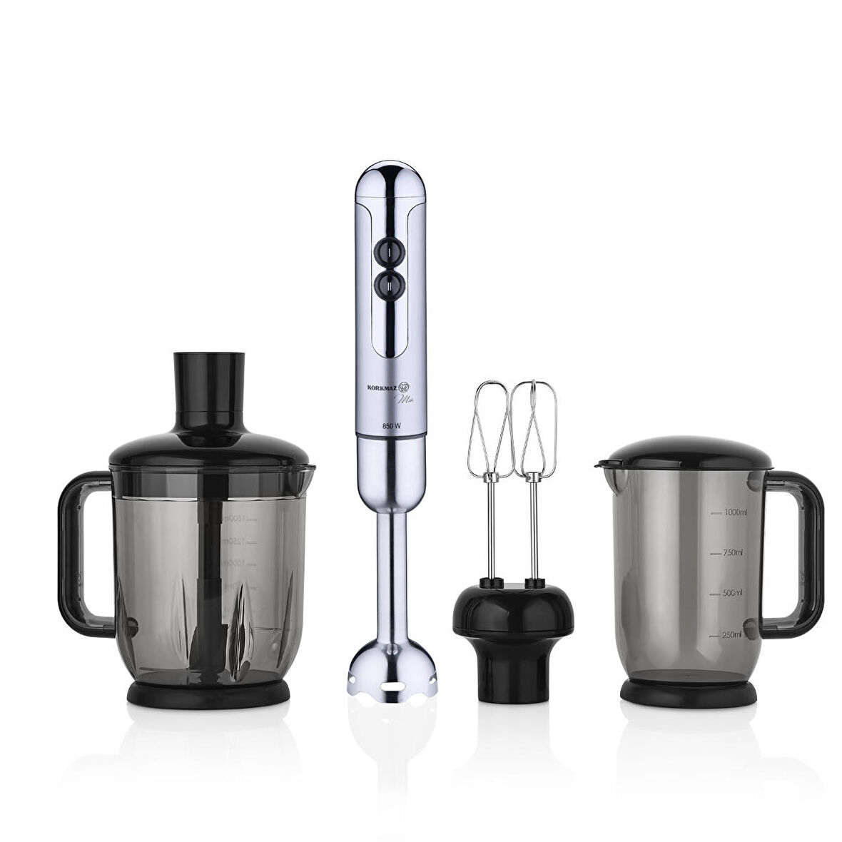 Korkmaz Mia Mega Blender Set InoxKrom