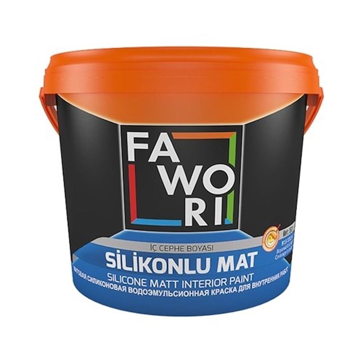 Favori Silikonlu Mat Iç Cephe Boyası 15 Lt Açık Mavi