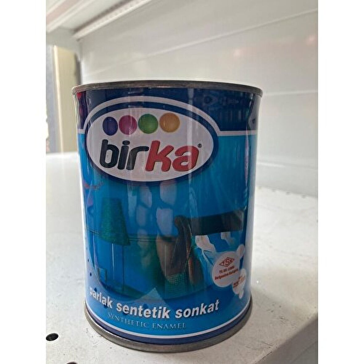 Birka Parlak Sentetik Yağlı Boya 1 kg 1016 Oksit Sarı