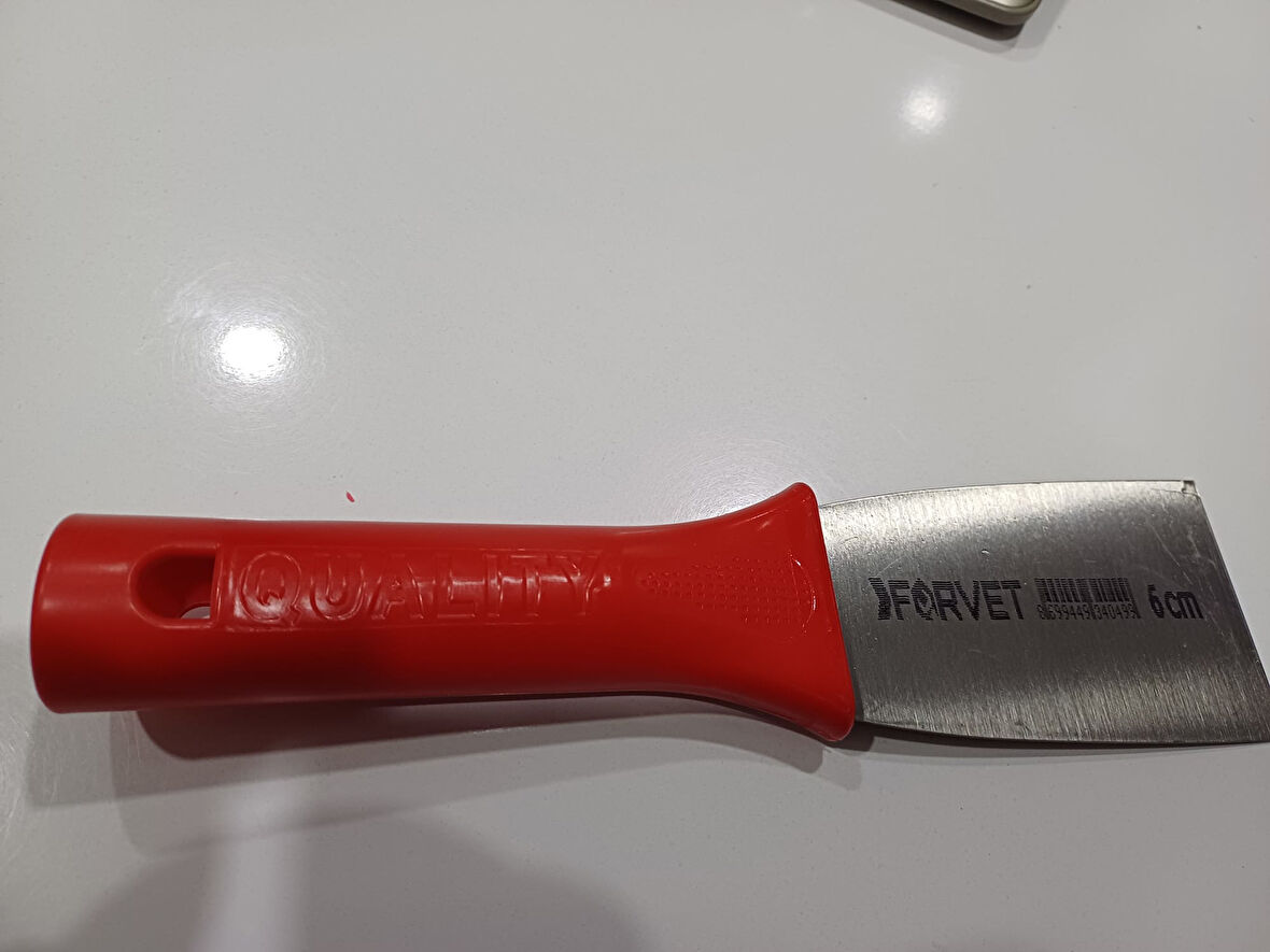Forvet 6 Cm Sap Takılabilir Spatula- Yay Çeliği