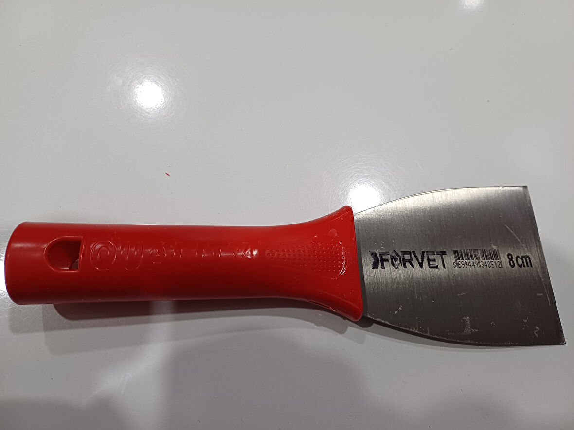 Forvet 8 Cm Sap Takılabilir Spatula- Yay Çeliği