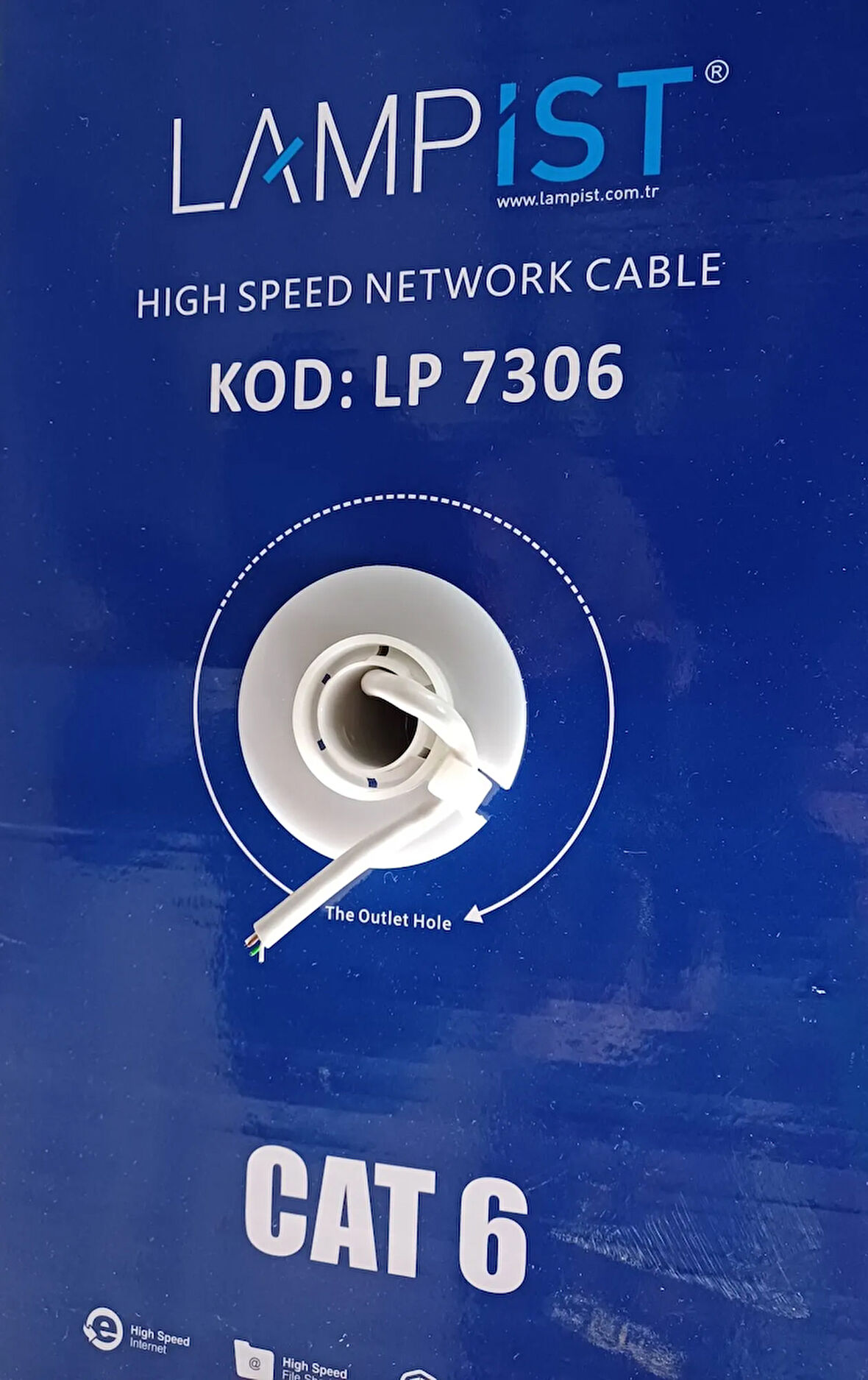 Cat 6 İnternet Kablosu 23 Awg -25 Metre