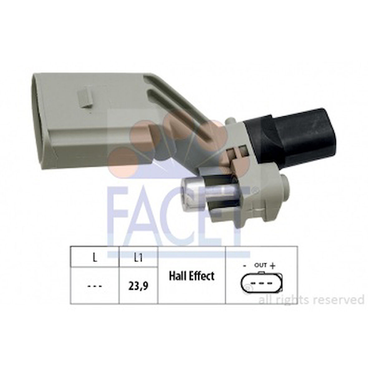 Vag Krank MILI Konum Sensoru CC Golf VI Jetta Polo Passat Tiguan A1 A3 Altea İbiza Leon Toledo Fabıa Rap - Facet 9.0742