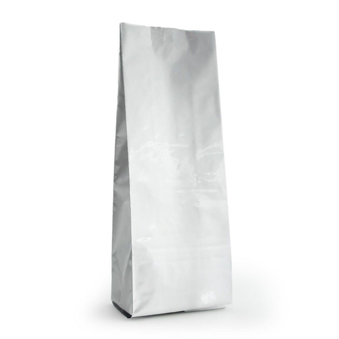 Gümüş Alümi̇nyum Yan Körüklü Torba 10x25+3 Cm 250 Gr 100 Adet
