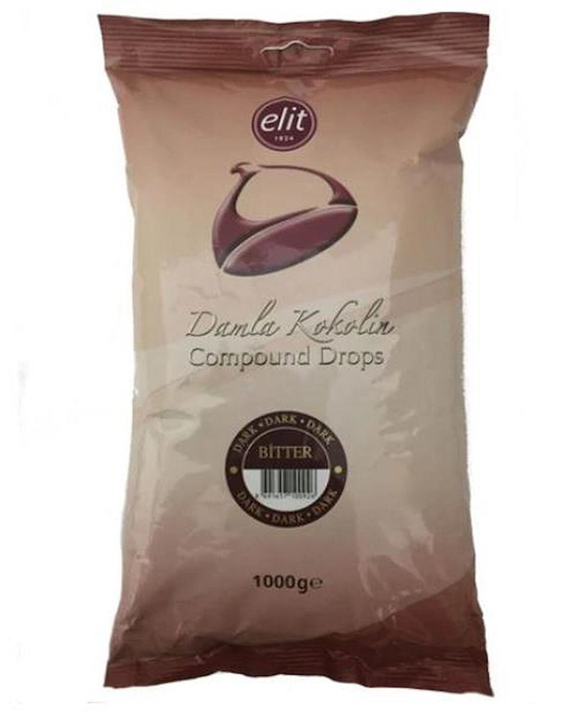 ELİT DAMLA DROP KOKOLİN BİTTER (1KG.)