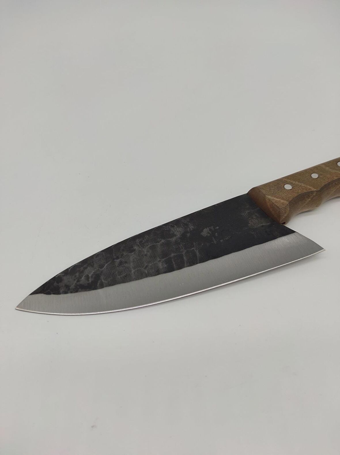 Bursa Santoku Model Dövme Çelik Şef Bıçağı