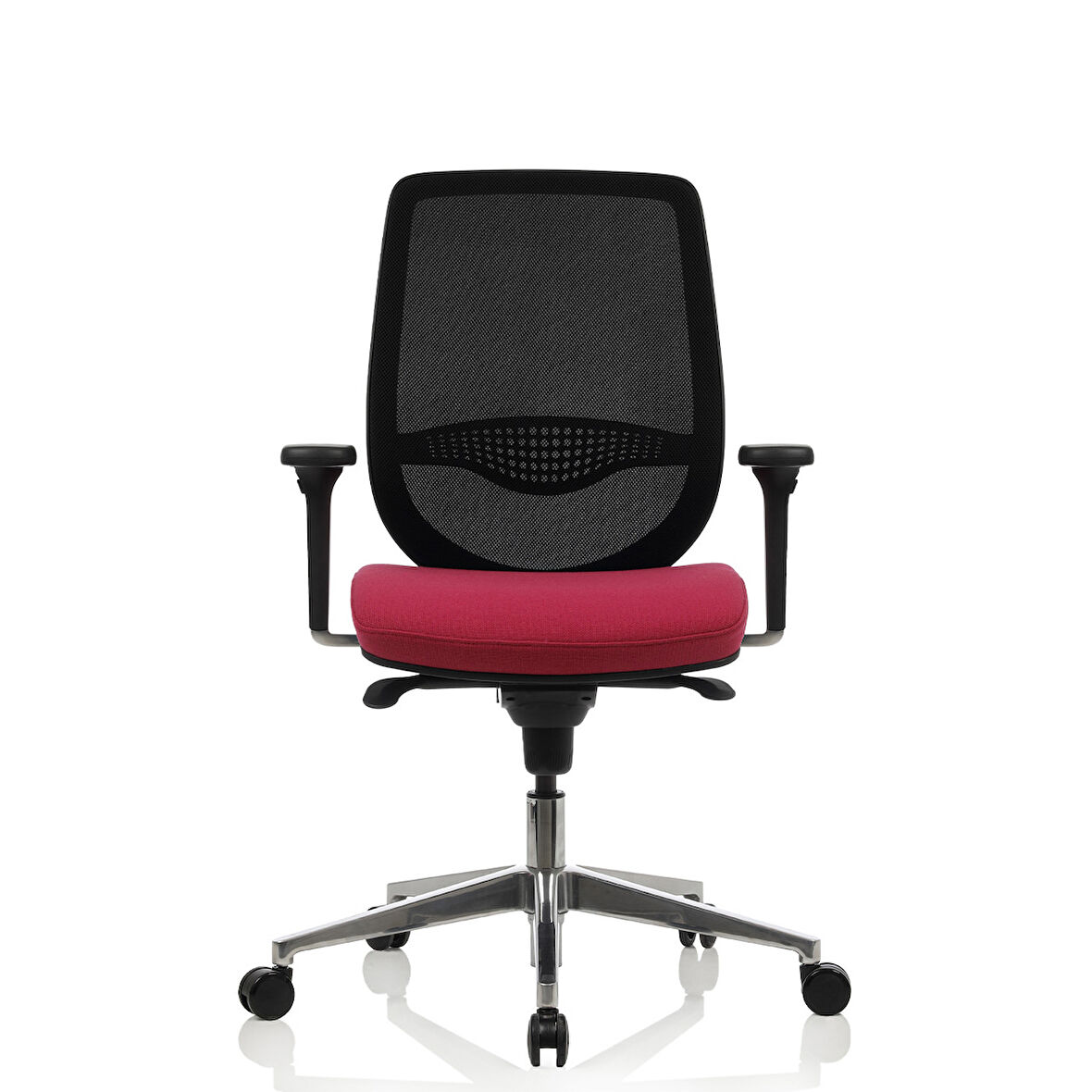 Bürosit Rhyme Alüminyum Ayarlı Kolçaklı Çalışma Koltuğu (Kumaş)