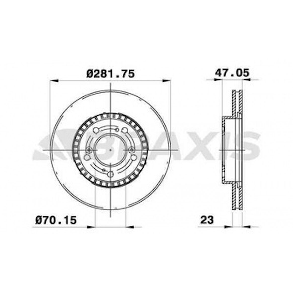 Honda On Fren Aynası Havalı Honda Crv 97-01 Hrv 99-06 Prelude 96-01 (282x5) - Braxıs Ae0193