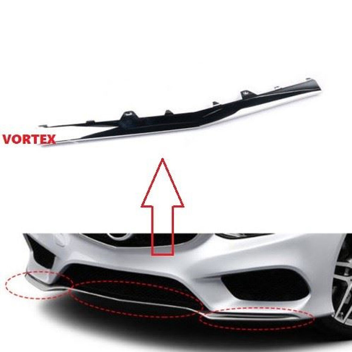 Mercedes On Tampon Alt Nikelaj Orta Amg W212 13> - Vortex V2206206