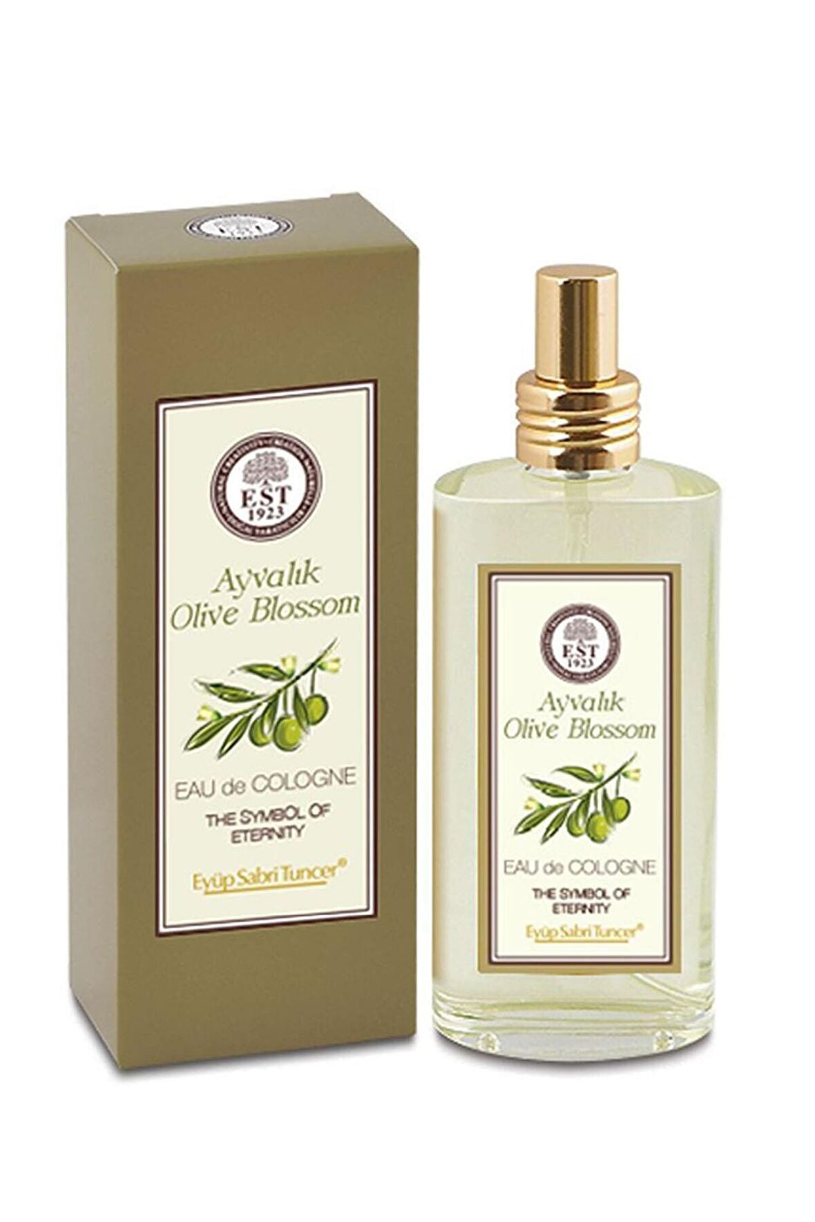 Zeytin Kolonyası Çiçeği Kolonyası 80 Derece Cam Şişe 150 ml