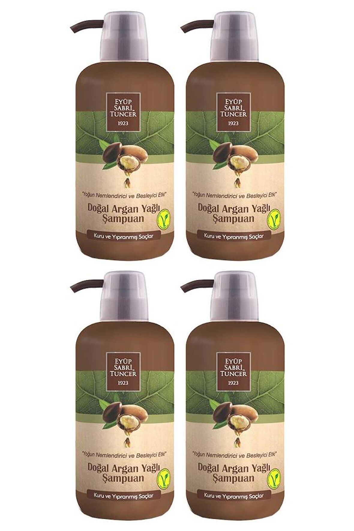 Doğal Argan Yağlı Şampuan 600 Ml x 4 Adet