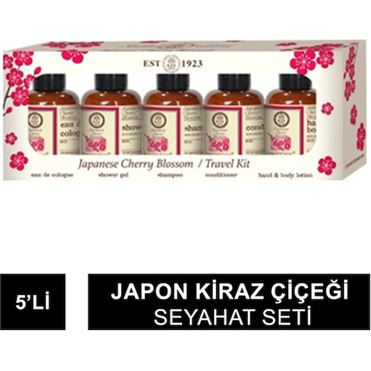 Eyüp Sabri Tuncer Japon Kiraz Çiçeği 5'li Seyahat Seti