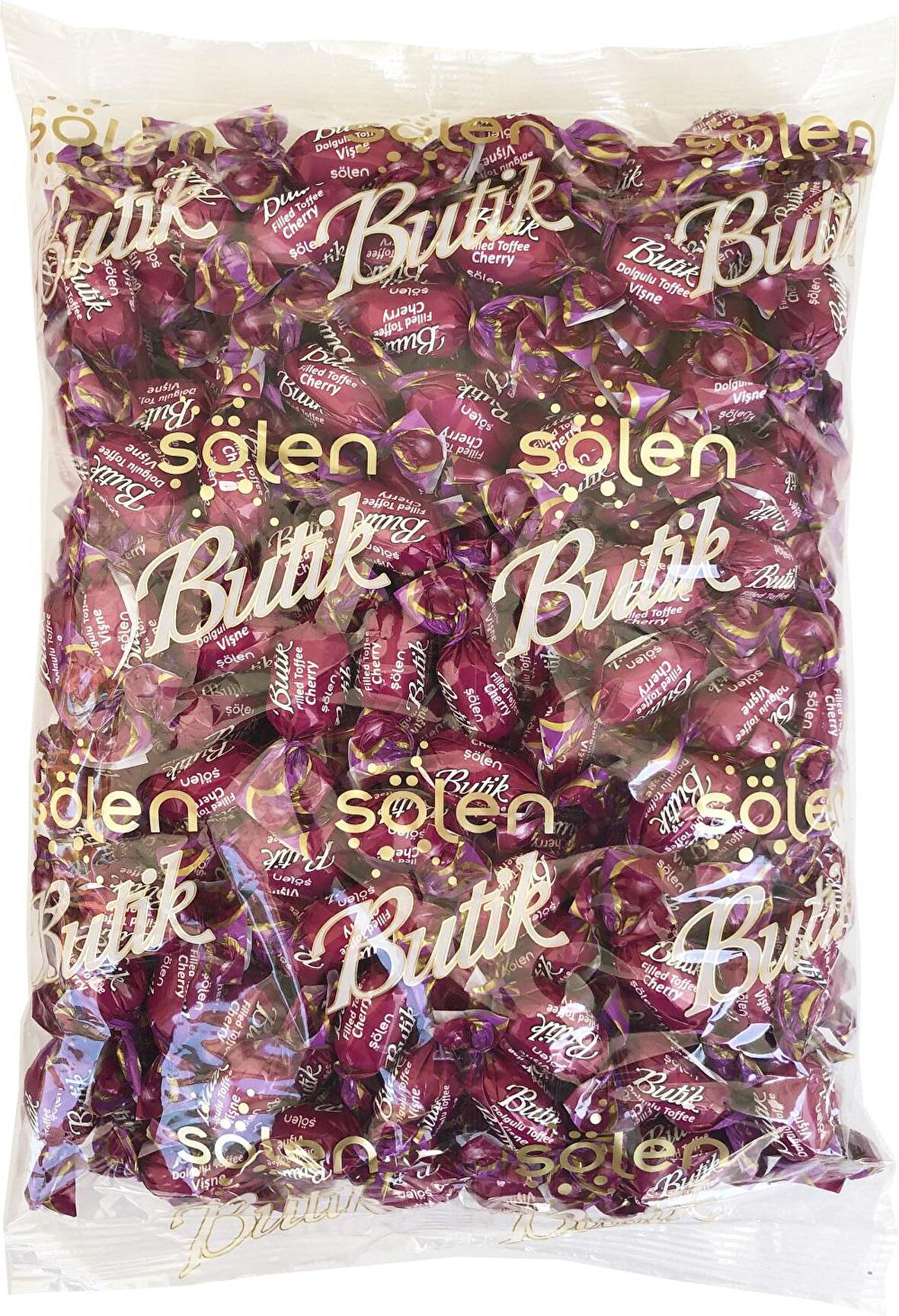 Şölen Butik Vişne Aromalı Toffee Şeker 1 Kg