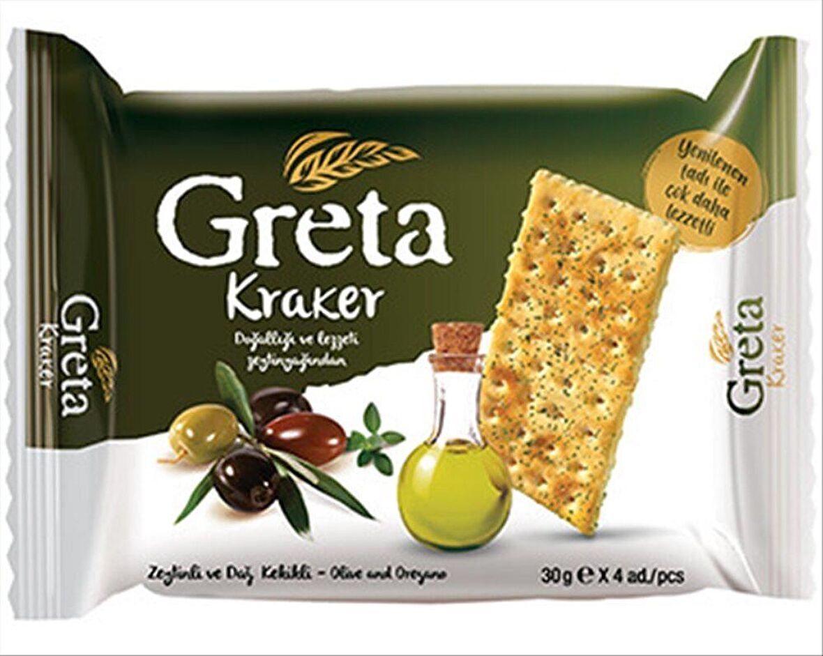 Şölen Greta Mevsim Yeşillikli Kraker 4x30 g