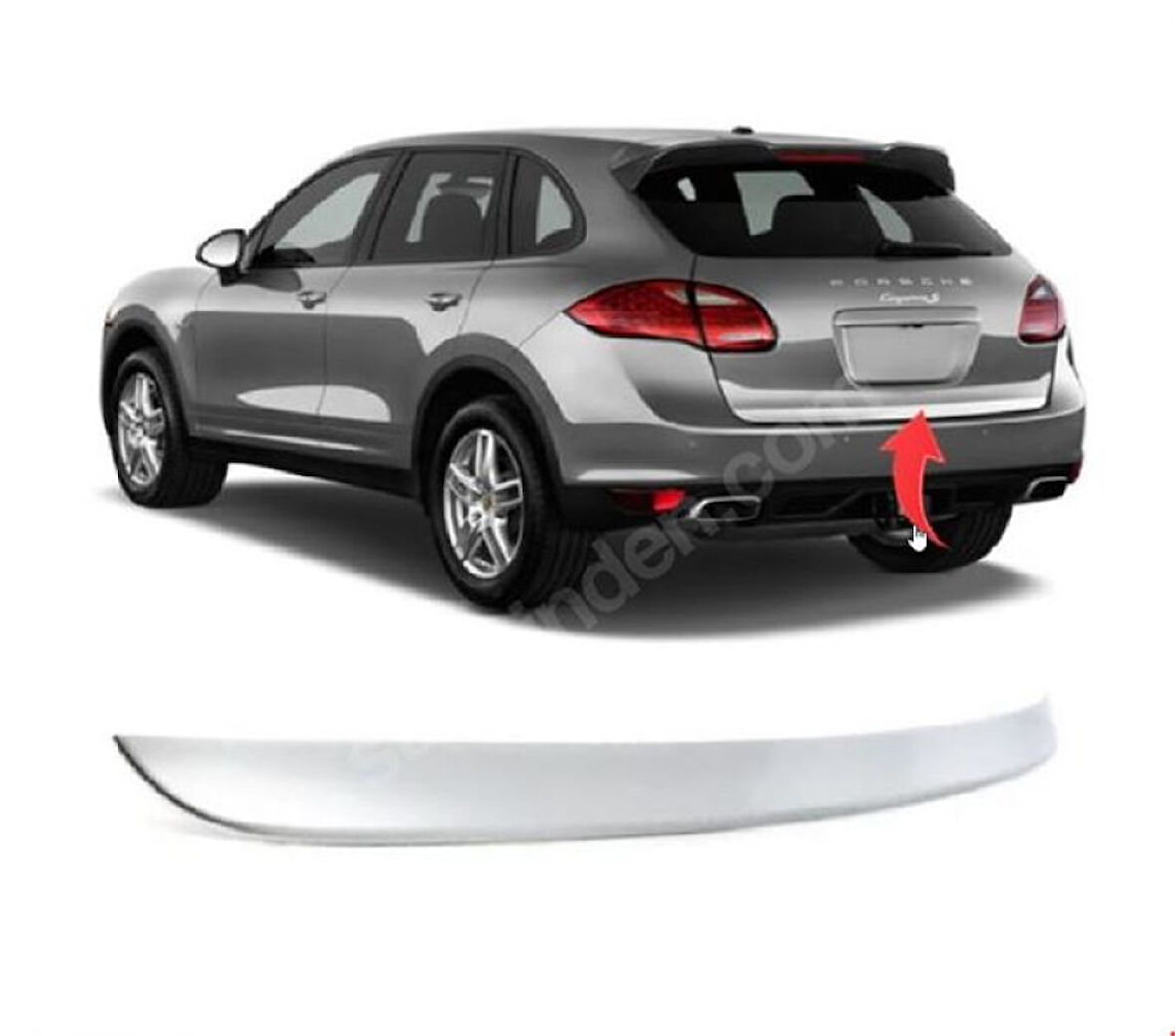 Porsche Bagaj Kromu Cayenne 11> - Vortex V2708130