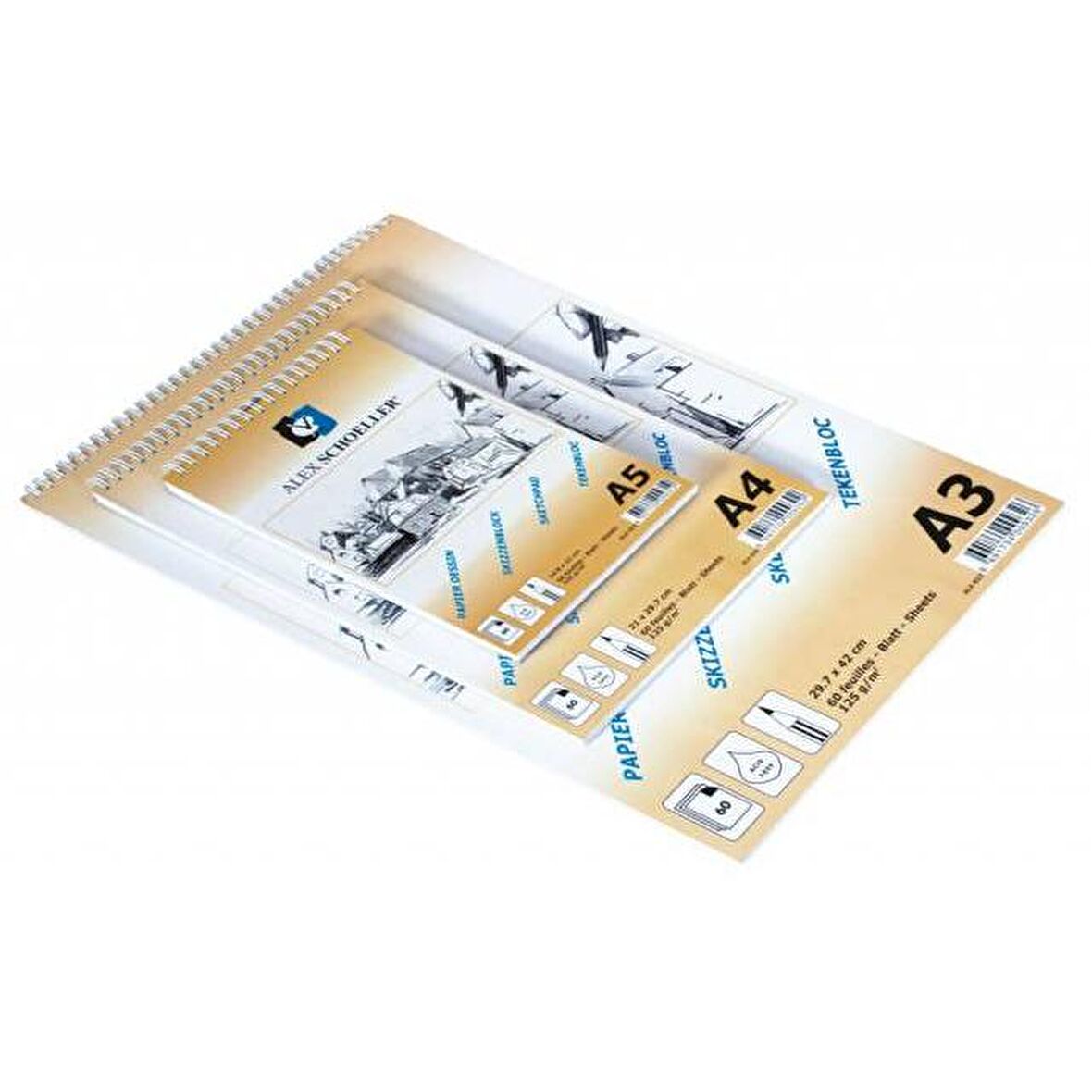 Eskiz Defteri 90g 60 Yaprak A3