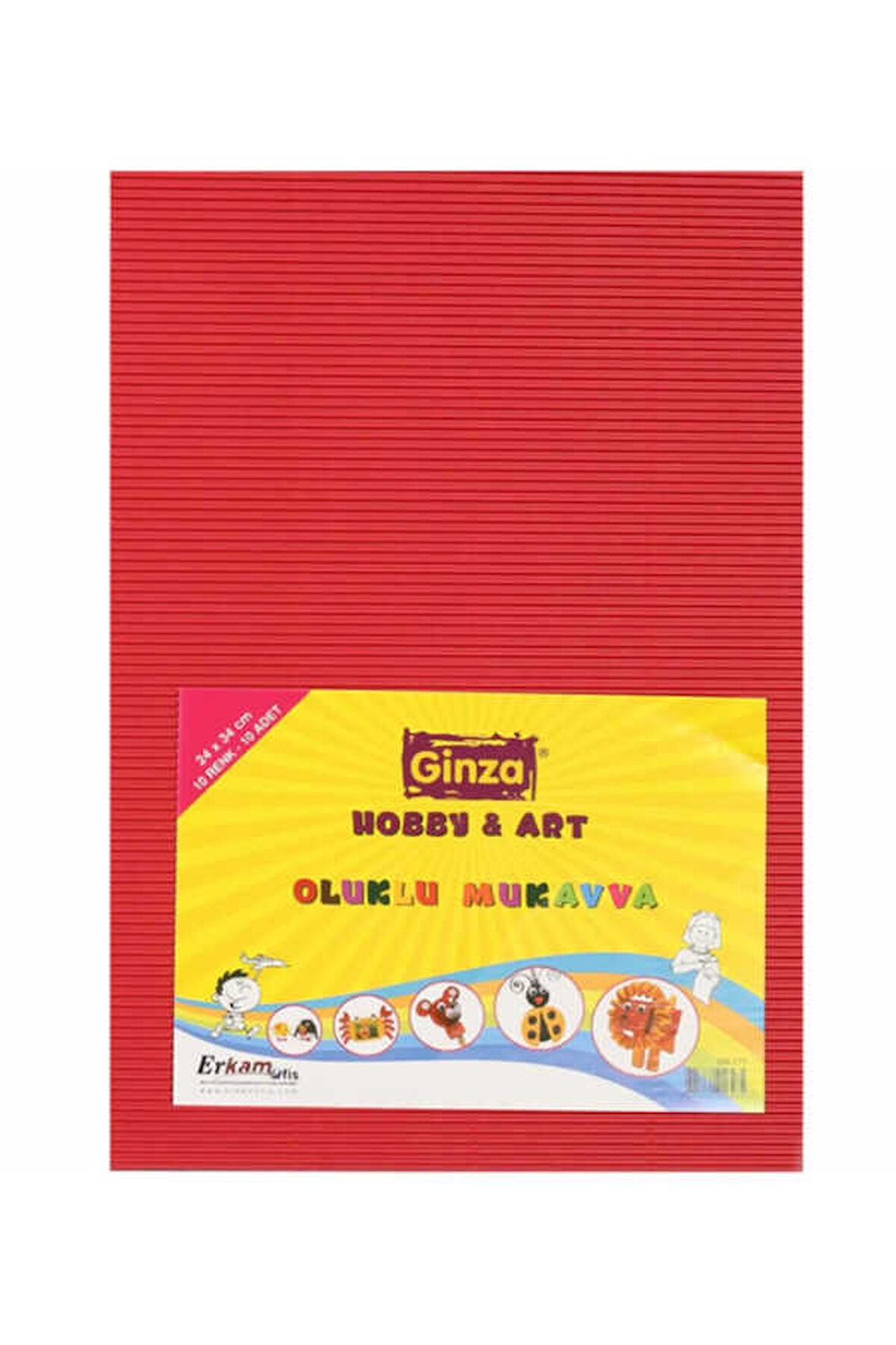 Ginza Oluklu Mukavva 10lu 24 x 34 cm Gn-270