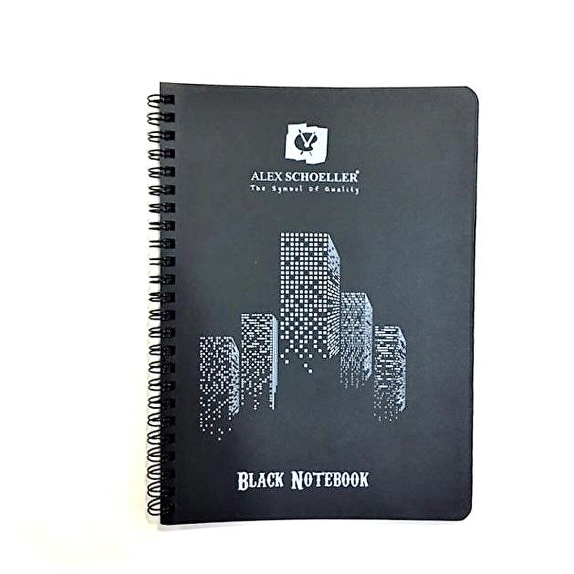 Black Notebook Siyah Defter Spiralli 120g 60 Yaprak A5