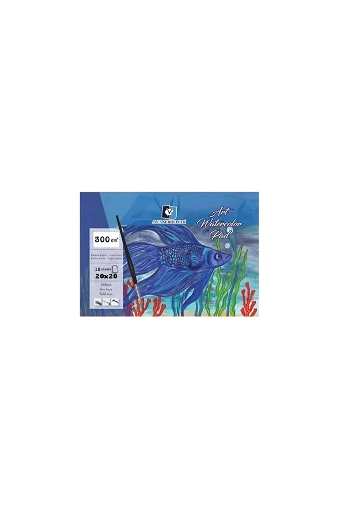 ALX.20X20 300GR 12Lİ YPŞ ART SULU BOYA DF.ALX-8844