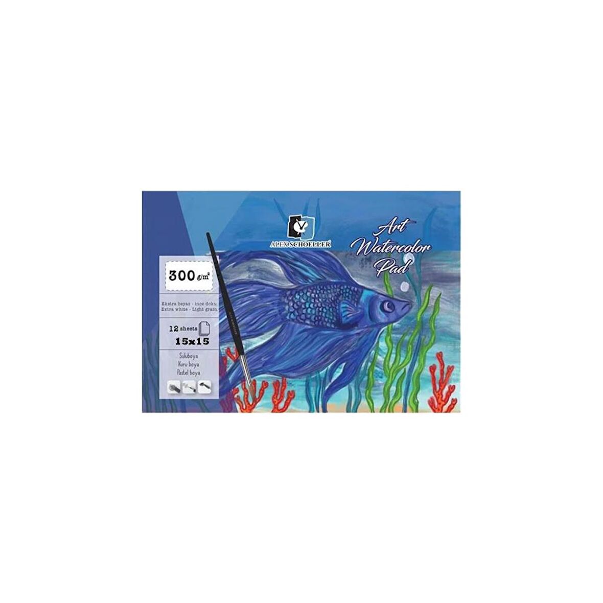 Art Spiralli Sulu Boya Defteri 15 X 15 300 Gr. ALX-3954