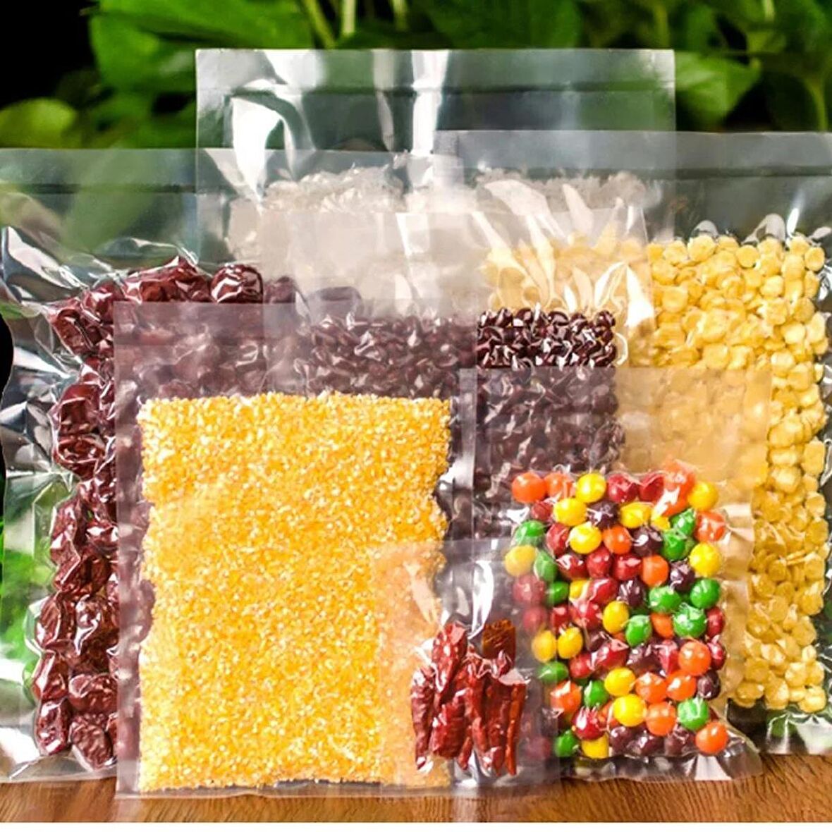 5 KG 120 Micron Sadece Endüstriye Tip Kalın Düz Gıda Vakum Poşeti 25X35 CM