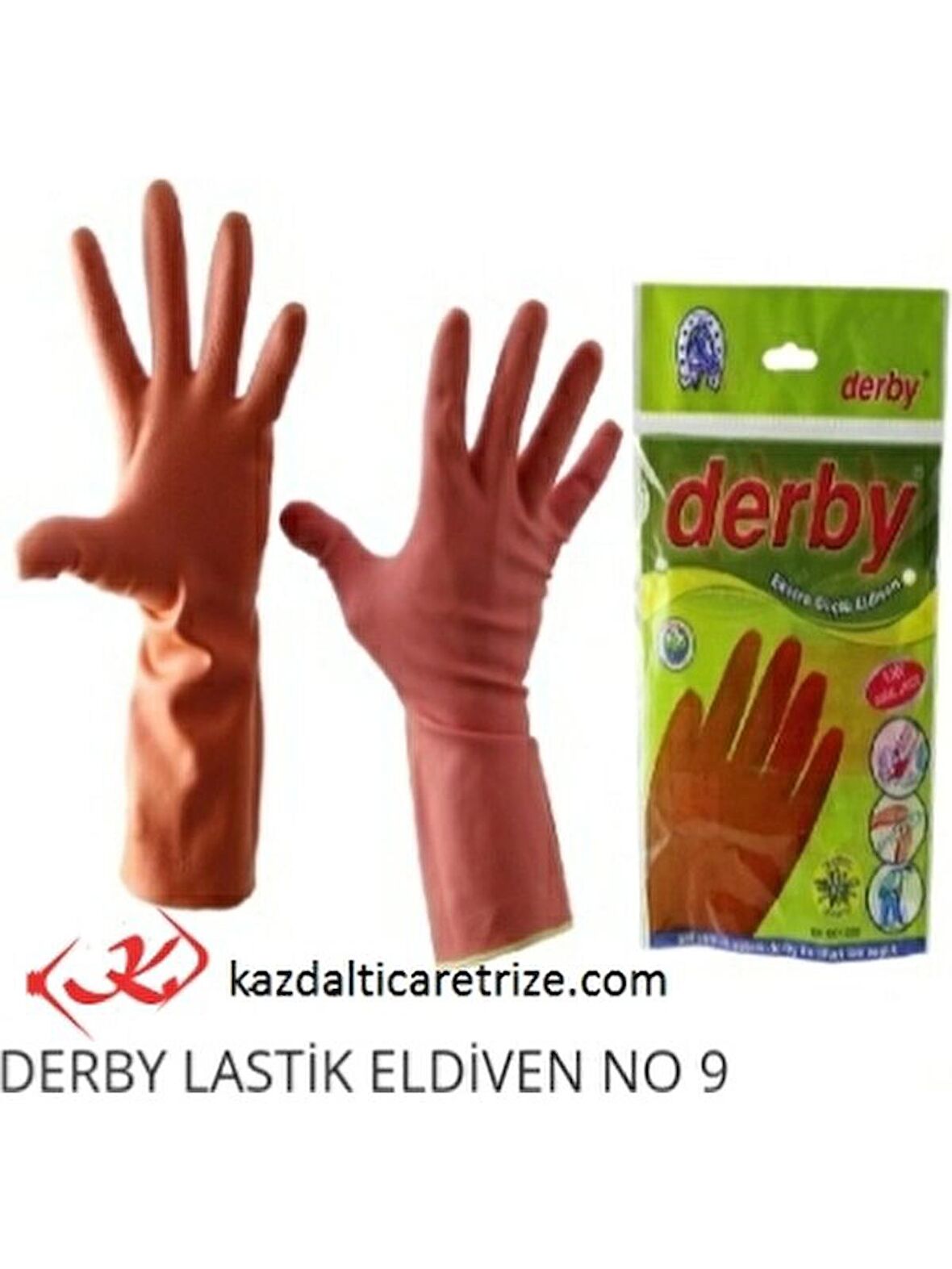 Derby Lateks Eldiven 9 *30ADET