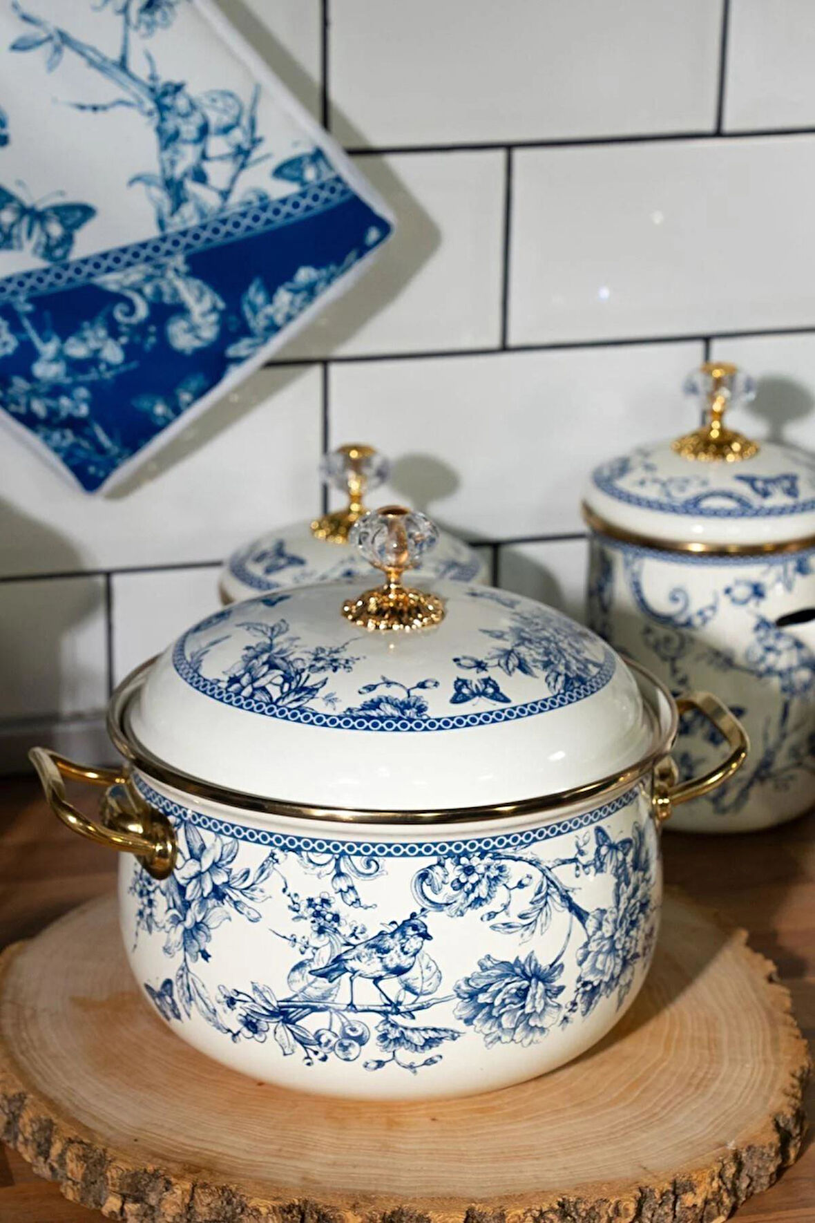 Miss Betty Blue Life Derin Tencere 20CM MİSS-8324-06