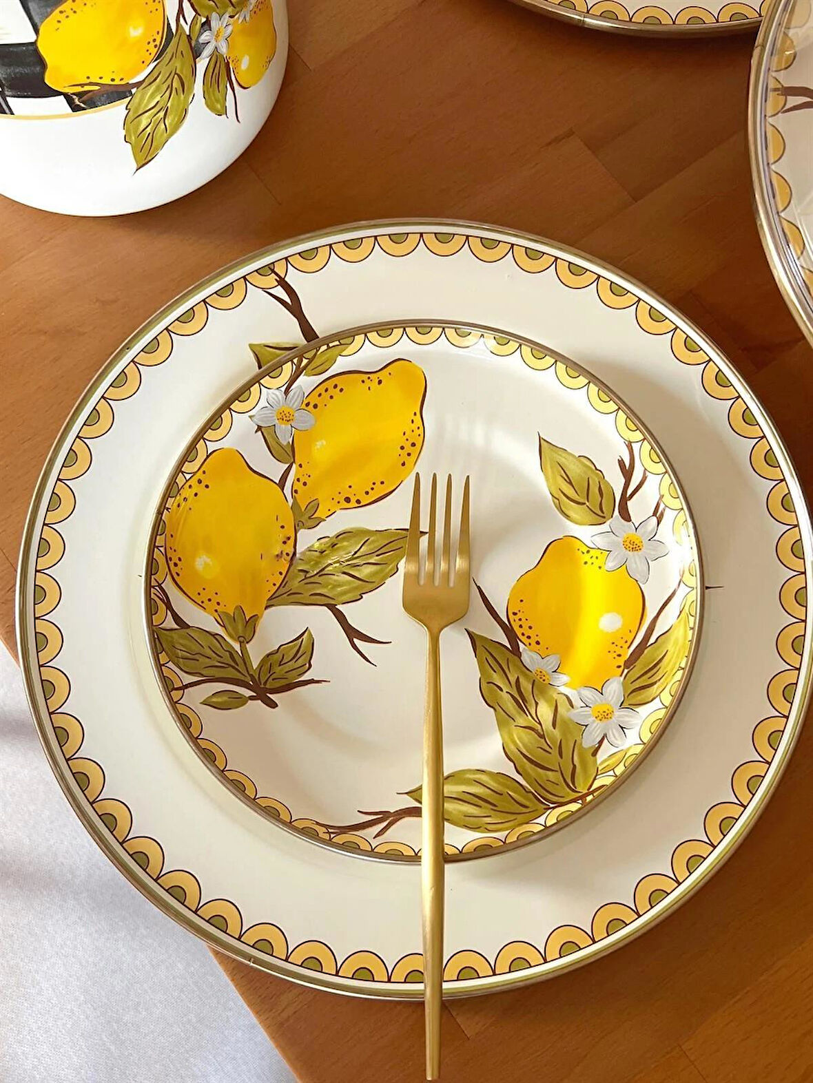 Miss Betty Linda 2li Pasta Tabağı 20CM MİSS-9663-19