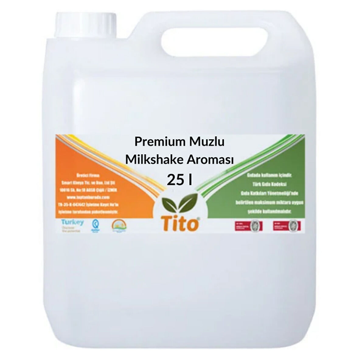 Premium Muzlu Milkshake Aroması 25 litre