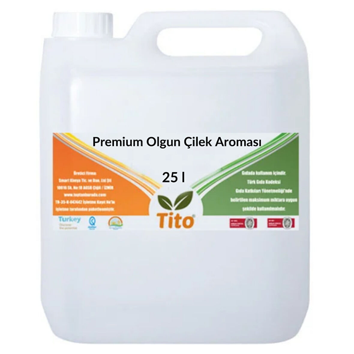 Premium Olgun Çilek Aroması 25 litre