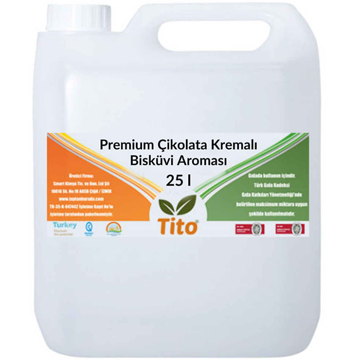 Premium Çikolata Kremalı Bisküvi Aroması 25 litre