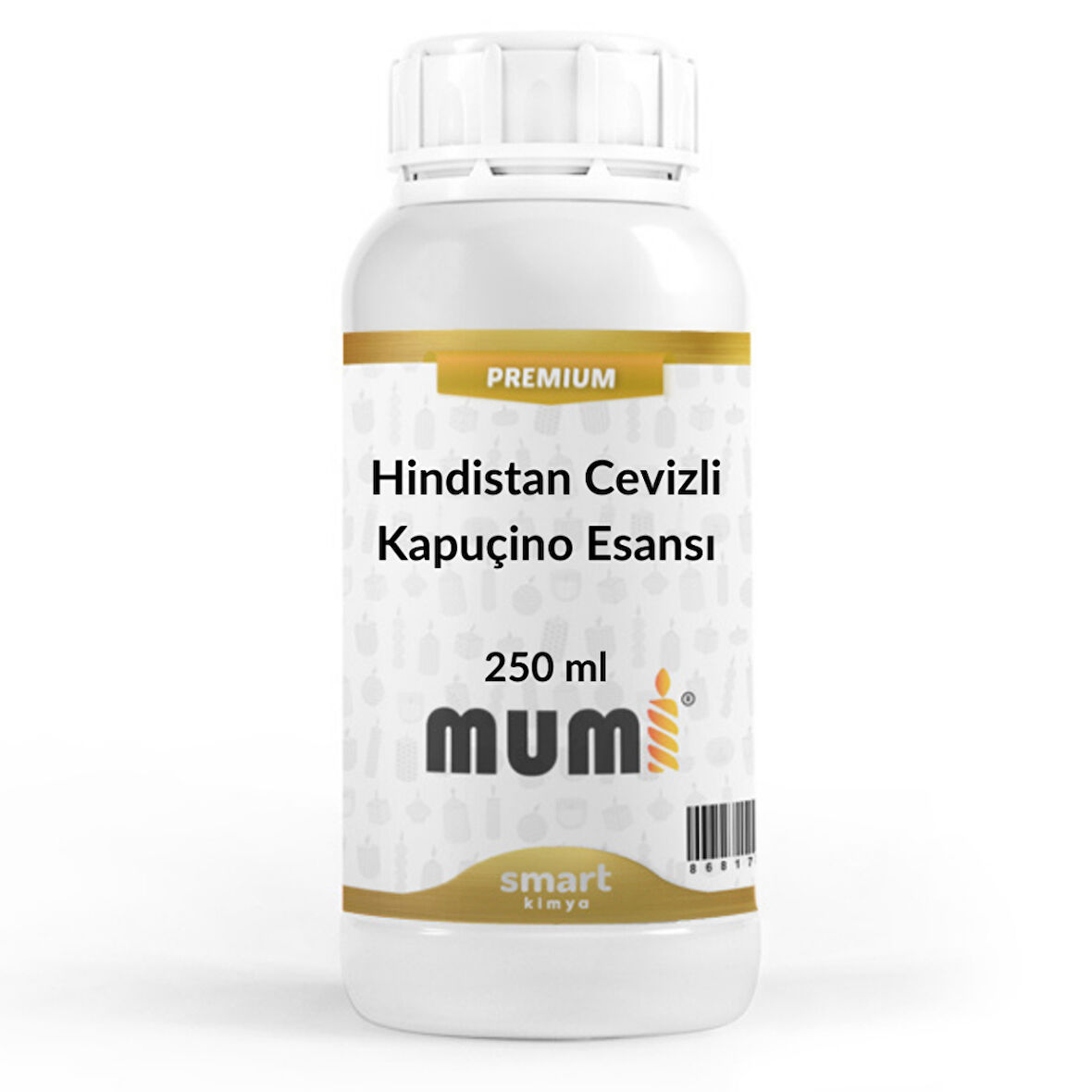 Premium Hindistan Cevizli Kapuçino Mum Esansı 250 ml
