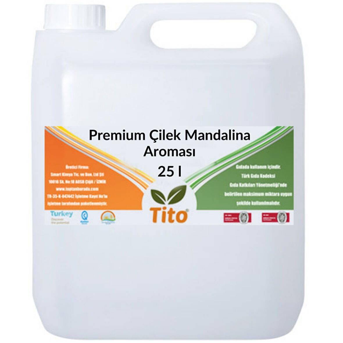 Premium Çilek Mandalina Aroması 25 litre