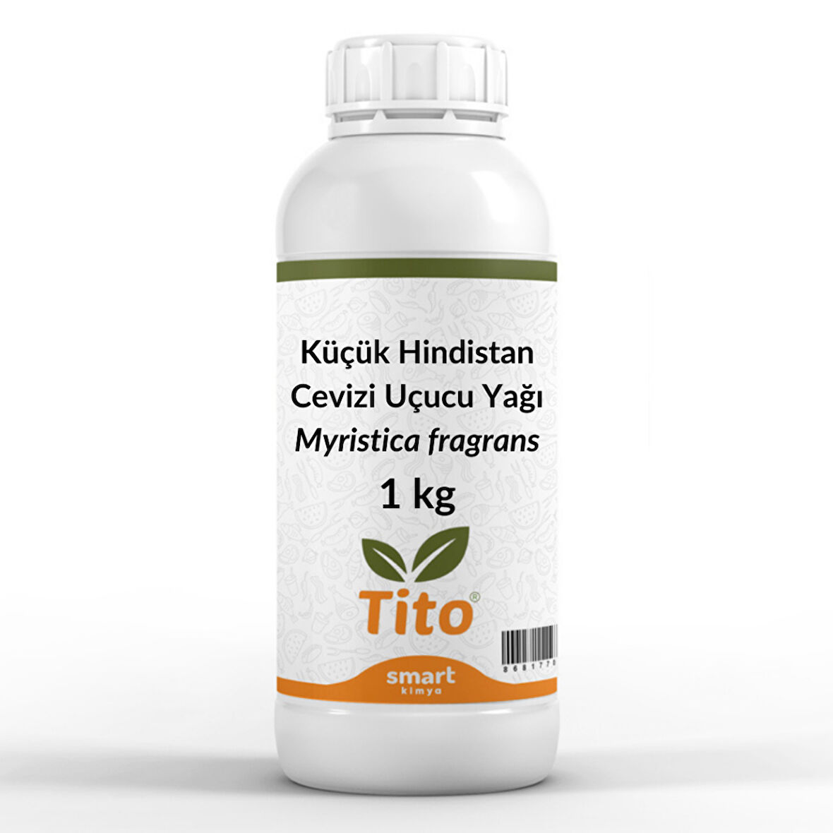 Küçük Hindistan Cevizi Uçucu Yağı Myristica fragrans 1 kg